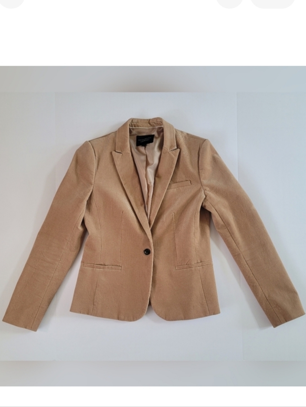 Banana Republic Corduroy Blazer Tan, Size 10 Heritage Classic